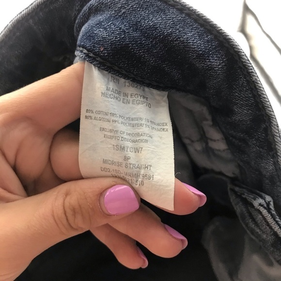 Lee Riders Mid Rise Straight Leg Jeans - Picture 6 of 7